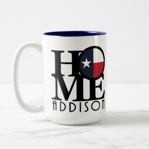 ZUHAUSE Addison Texas 15oz Zweifarbige Tasse