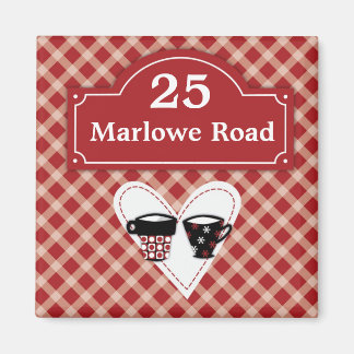 ZUHAUSE ADDRESS MAGNET