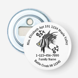 Zuhause-Adresse der alten Ehefrau verloren Flaschenöffner