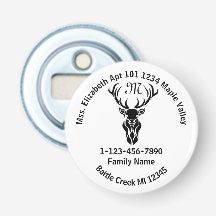 Zuhause-Adresse der Lost-Stag-Monogram-Familie