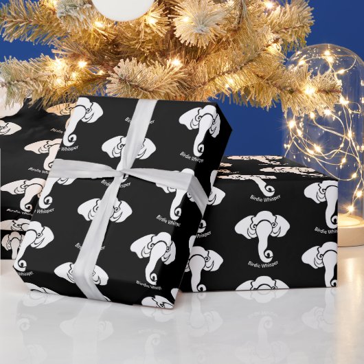 Zuhause-Adresse der White Elephant Family republik Geschenkpapier (Feiertage)