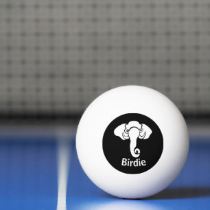 Zuhause-Adresse der White Elephant Family republik Tischtennisball