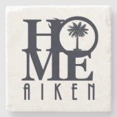 ZUHAUSE Aiken SC Steinuntersetzer (Vorderseite)