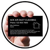 Zuhause Air Duct Clearing Services Design Visitenkarte