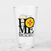 ZUHAUSE Alamogordo New Mexico Glas (Rückseite)