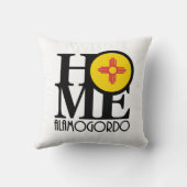 ZUHAUSE Alamogordo New Mexico Kissen (Rückseite)