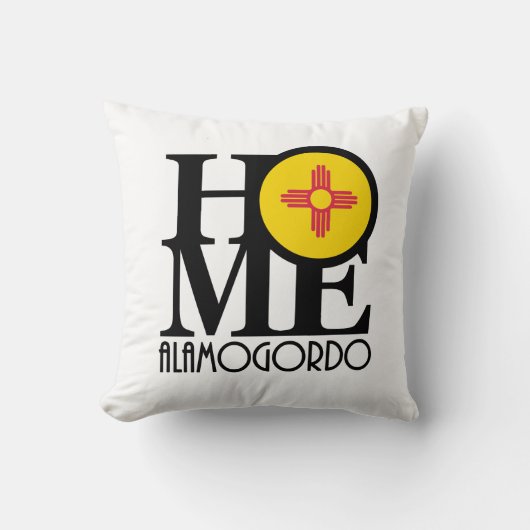 ZUHAUSE Alamogordo New Mexico Kissen (Vorderseite)
