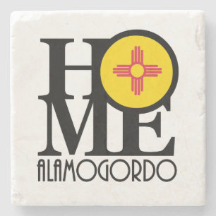 ZUHAUSE Alamogordo New Mexico Steinuntersetzer