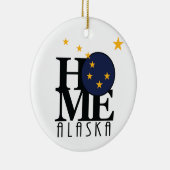 ZUHAUSE Alaska Keramik Ornament (Rechts)