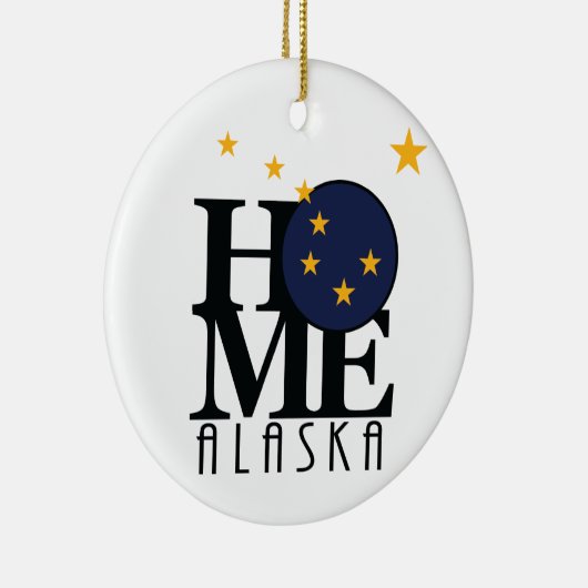 ZUHAUSE Alaska Keramik Ornament (Rechts)
