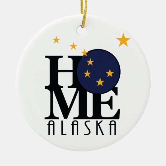 ZUHAUSE Alaska Keramik Ornament (Vorne)