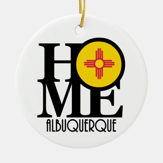 ZUHAUSE Albequerque Keramik Ornament (Vorne)