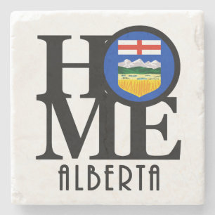 ZUHAUSE Alberta Canada Steinuntersetzer