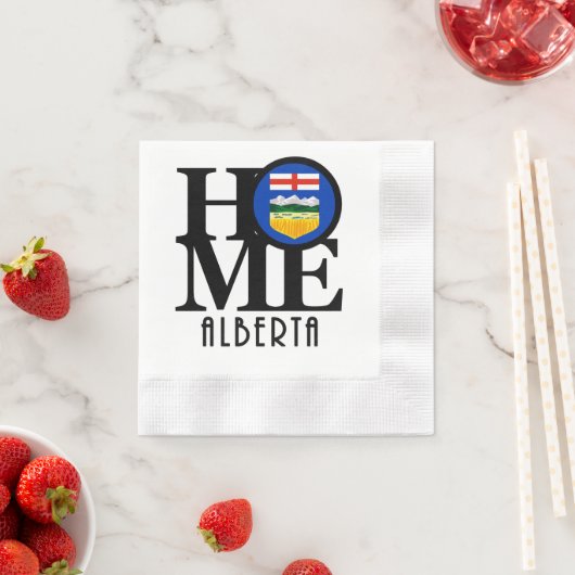 ZUHAUSE Alberta Kanada Serviette (Beispiel)