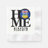 ZUHAUSE Alberta Kanada Serviette (Vorderseite)