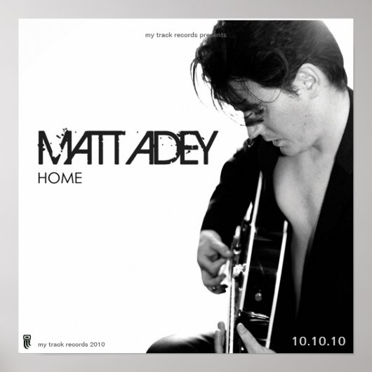 'ZUHAUSE' ALBUM COVER MATT ADEY POSTER (Vorne)