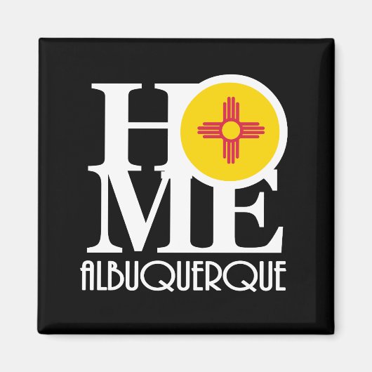 ZUHAUSE Albuquerque Magnet (Vorne)