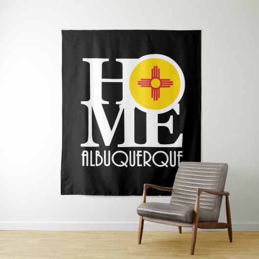 ZUHAUSE Albuquerque New Mexico Wandteppich (Beispiel)