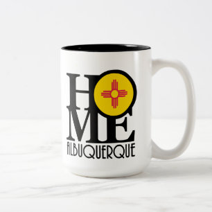 ZUHAUSE Albuquerque NM 15oz Zweifarbige Tasse