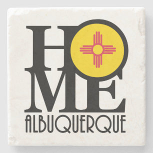 ZUHAUSE Albuquerque Steinuntersetzer