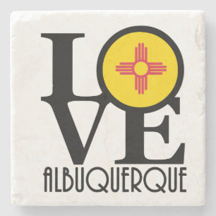 ZUHAUSE Albuquerque Steinuntersetzer