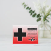 Zuhause-Alleinstehende Haustiere Visitenkarte (Stehend Vorderseite)