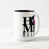ZUHAUSE Allen Texas 15oz Zweifarbige Tasse (VorderseiteRechts)