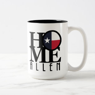 ZUHAUSE Allen Texas 15oz Zweifarbige Tasse