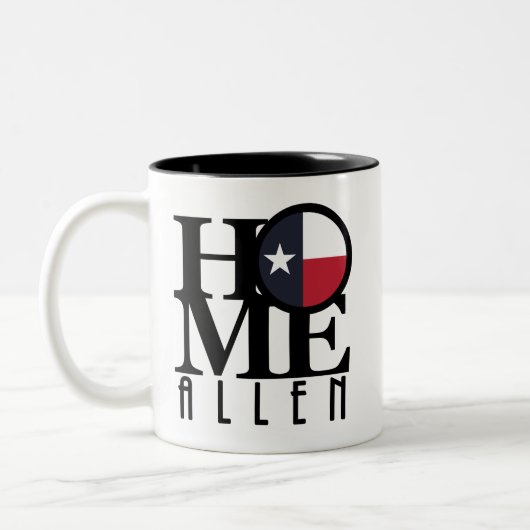 ZUHAUSE Allen Texas Zweifarbige Tasse (Links)