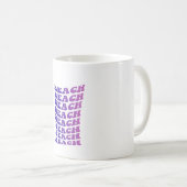 Zuhause-Alltagskaffee Kaffeetasse (VorderseiteRechts)