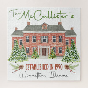 Zuhause Alone House Puzzle