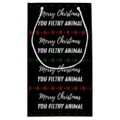 Zuhause Alone Weihnachtsgeschenktasche Kleine Geschenktüte (Rückseite)