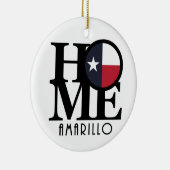 ZUHAUSE Amarillo Keramik Ornament (Rechts)