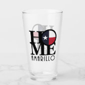 ZUHAUSE Amarillo Texas Glas (Vorderseite)