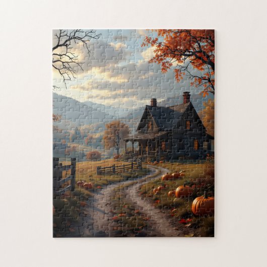 Zuhause an Thanksgiving Puzzle (Vertikal)