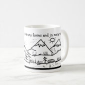 Zuhause an vielen Orten I Kaffeetasse (VorderseiteRechts)