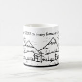 Zuhause an vielen Orten I Kaffeetasse (Mittel)