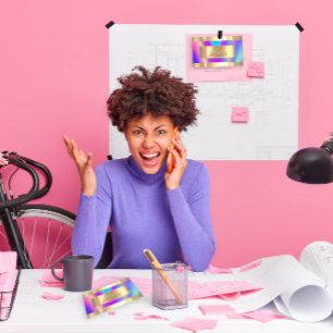 Zuhause Anwesen Agency QR Code Logo-Logo-Holograph Visitenkarte