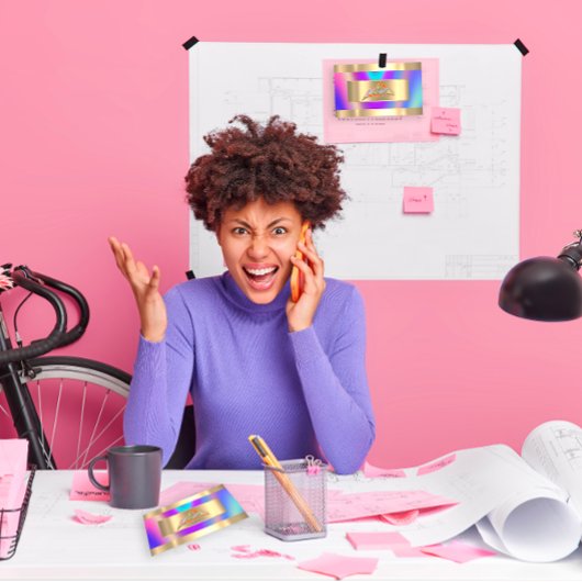 Zuhause Anwesen Agency QR Code Logo-Logo-Holograph Visitenkarte