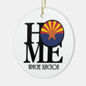 ZUHAUSE Apache Junction Arizona Keramik Ornament (Links)