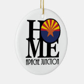 ZUHAUSE Apache Junction Keramik Ornament (Rechts)
