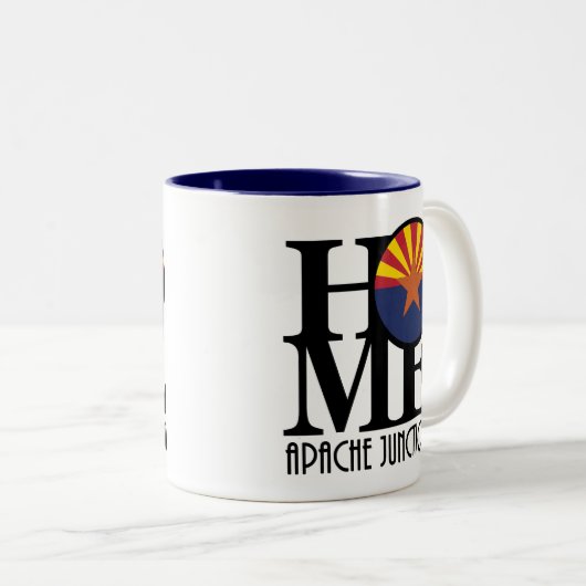 ZUHAUSE Apache Junction Zweifarbige Tasse (VorderseiteRechts)