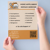 Zuhause-Appliance-Reparaturservice-Flyer Flyer (Hand)