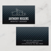 Zuhause Architect Logo Visitenkarte (Vorne/Hinten)