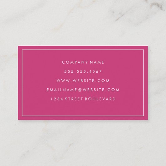 Zuhause Architect Logo Visitenkarte (Rückseite)