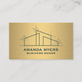 Zuhause Architect Logo Visitenkarte (Vorderseite)