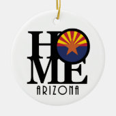 ZUHAUSE Arizona Keramik Ornament (Vorne)