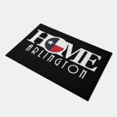 ZUHAUSE Arlington Texas Fußmatte (Schrägansicht)