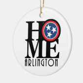 ZUHAUSE Arlington TN Keramik Ornament (Links)