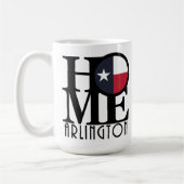 ZUHAUSE Arlington TX 15oz Kaffeetasse (Links)